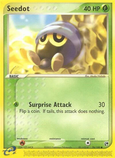SS: Seedot - 76/100 (Reverse Holofoil)