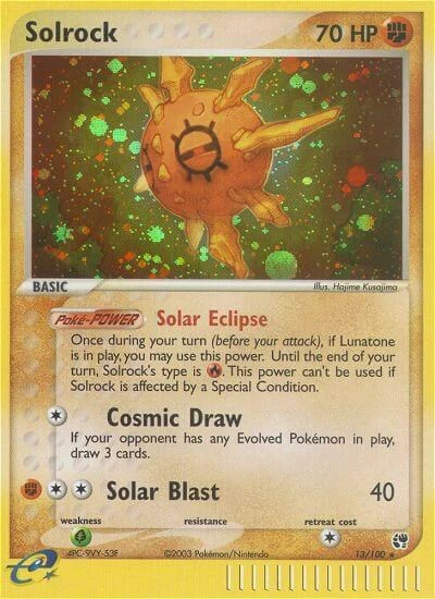 SS: Solrock (Holofoil)