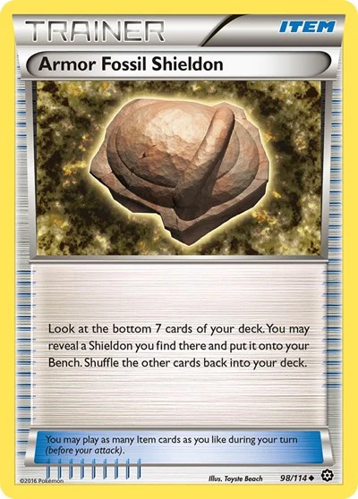 STS: Armor Fossil Shieldon (Reverse Holofoil)
