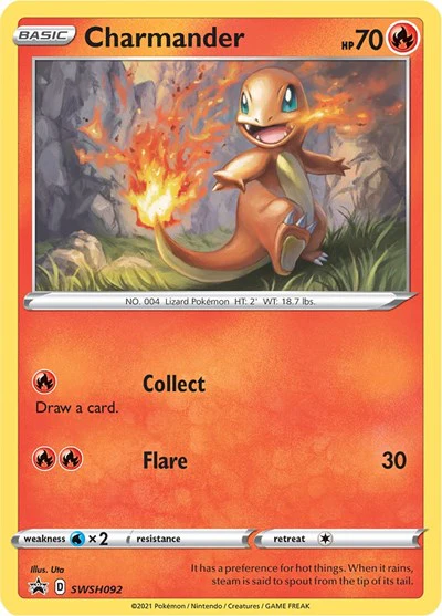 SWSD: Charmander - SWSH092 (Holofoil)