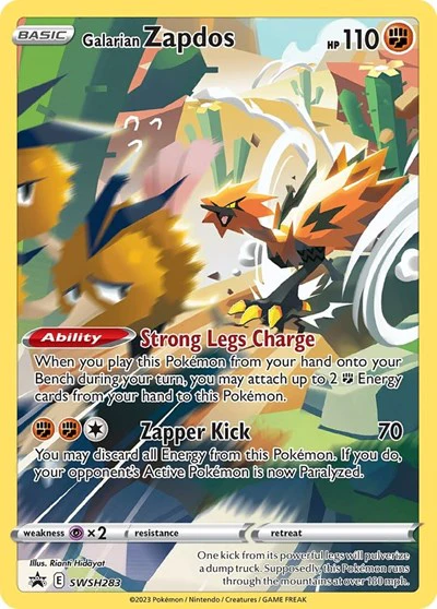 SWSD: Galarian Zapdos - SWSH283 (Holofoil)