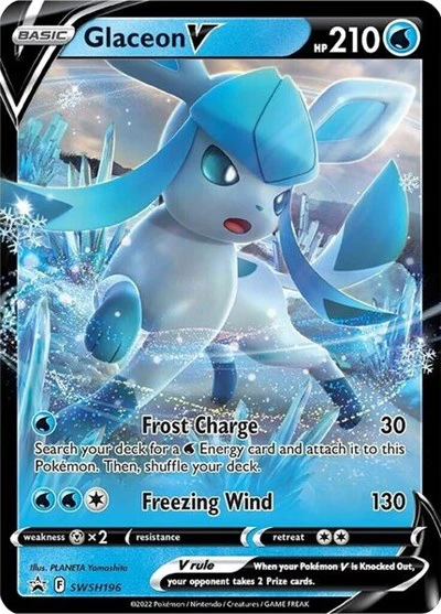 SWSD: Glaceon V - SWSH196 (Holofoil)