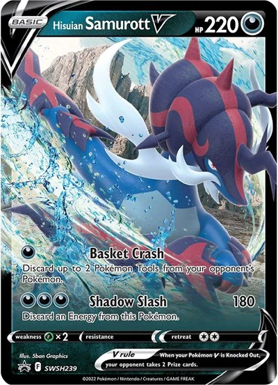 SWSD: Hisuian Samurott V - SWSH239 (Holofoil)