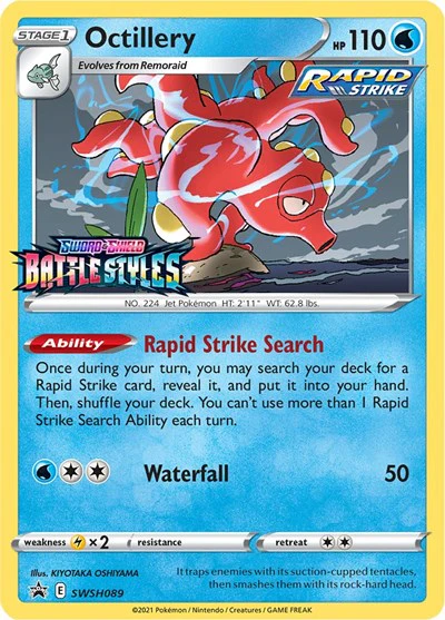 SWSD: Octillery - SWSH089 (Prerelease) (Holofoil)