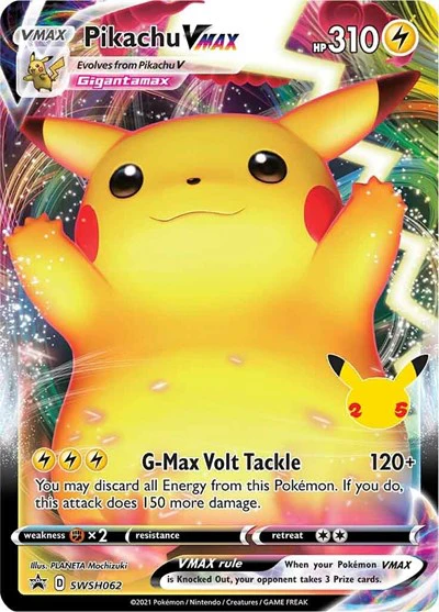 SWSD: Pikachu VMAX - SWSH062 (Holofoil)