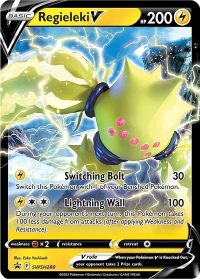 SWSD: Regieleki V - SWSH280 (Holofoil)
