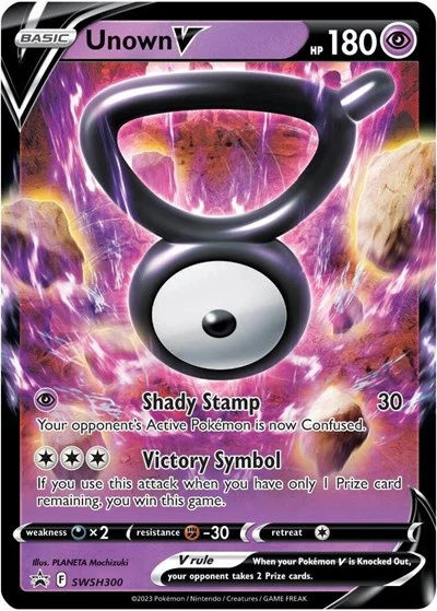 SWSD: Unown V - SWSH300 (Holofoil)