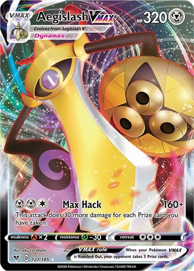 SWSH04: Aegislash VMAX (Holofoil)