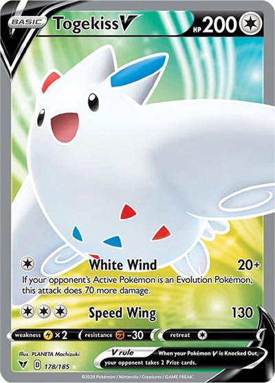 SWSH04: Togekiss V (Full Art) (Holofoil)