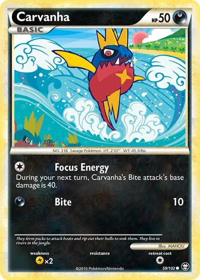 TM: Carvanha (Reverse Holofoil)