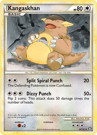 TM: Kangaskhan (Reverse Holofoil)