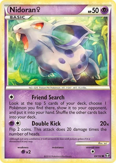 TM: Nidoran F (Reverse Holofoil)