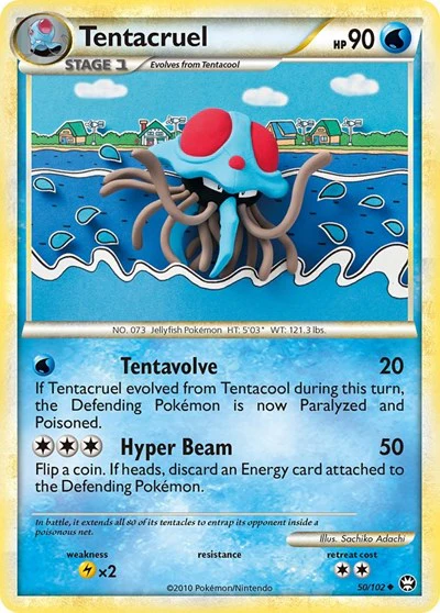 TM: Tentacruel (Reverse Holofoil)