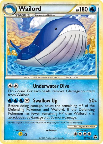 TM: Wailord (Reverse Holofoil)