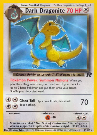 TR: Dark Dragonite (22) (Unlimited)