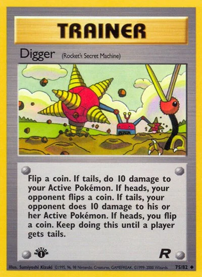 TR: Digger (Rocket's Secret Machine) (1st Edition)