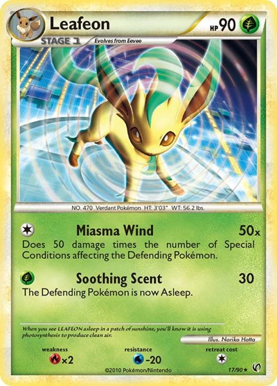 UD: Leafeon (Reverse Holofoil)