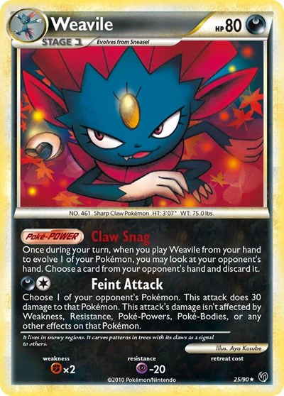 UD: Weavile (Reverse Holofoil)