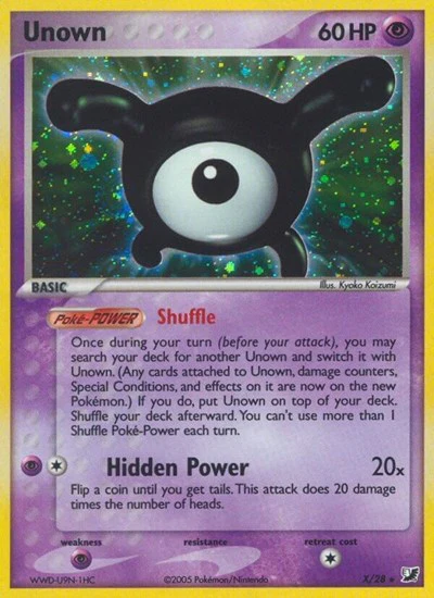 UF: Unown (X) (Holofoil)