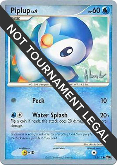 WCD: Piplup (15) - 2008 (Dylan Lefavour)
