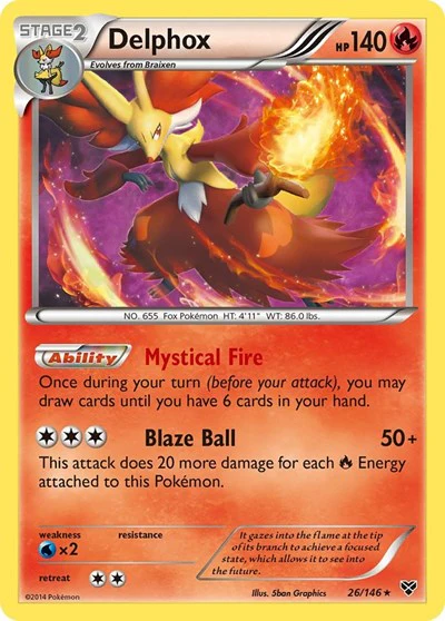 XY: Delphox (Reverse Holofoil)