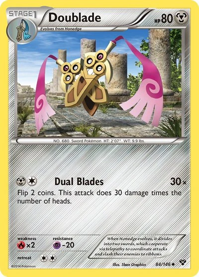 XY: Doublade (Reverse Holofoil)