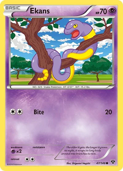 XY: Ekans (Reverse Holofoil)