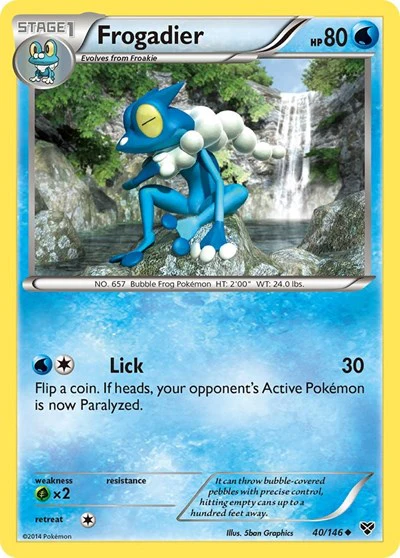 XY: Frogadier (Reverse Holofoil)