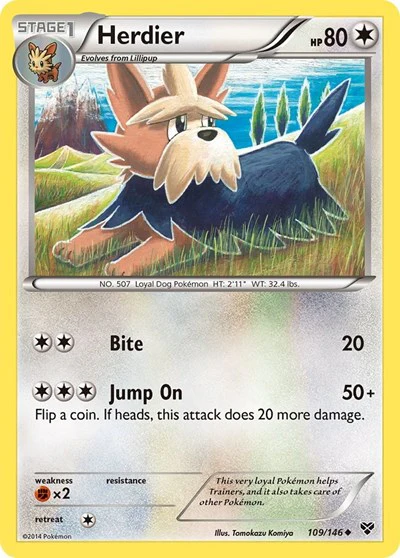 XY: Herdier (Reverse Holofoil)