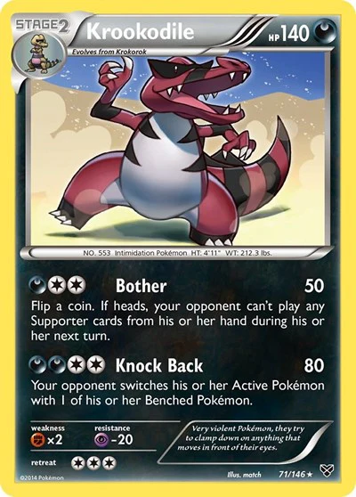 XY: Krookodile (Reverse Holofoil)