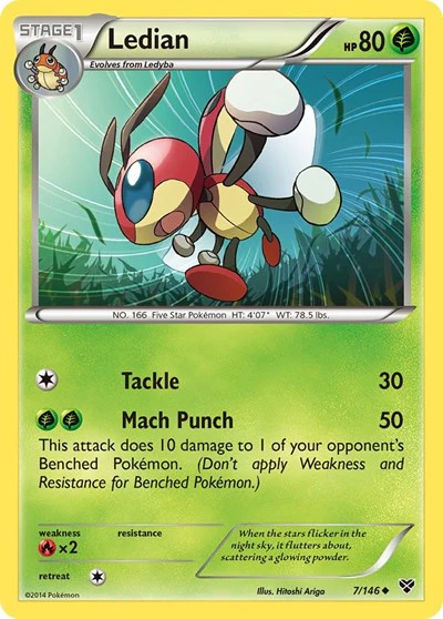 XY: Ledian (Reverse Holofoil)