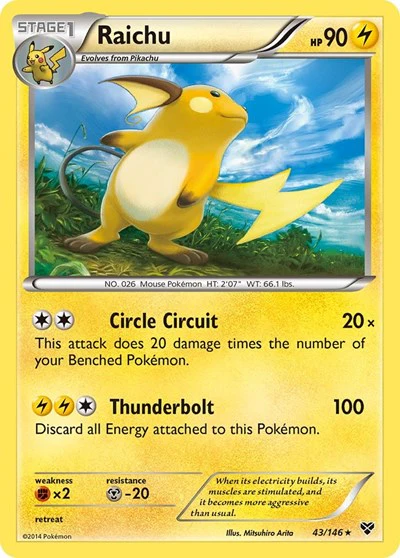 XY: Raichu (Holofoil)