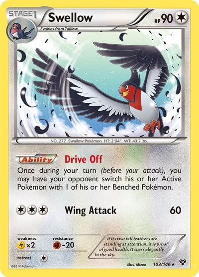 XY: Swellow (Reverse Holofoil)